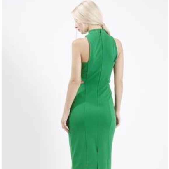 Emerald green Topshop cutout dress - Picture 5 of 5